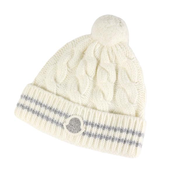 MONCLER モンクレール Stripes Beanie ビーニー ニット帽 帽子