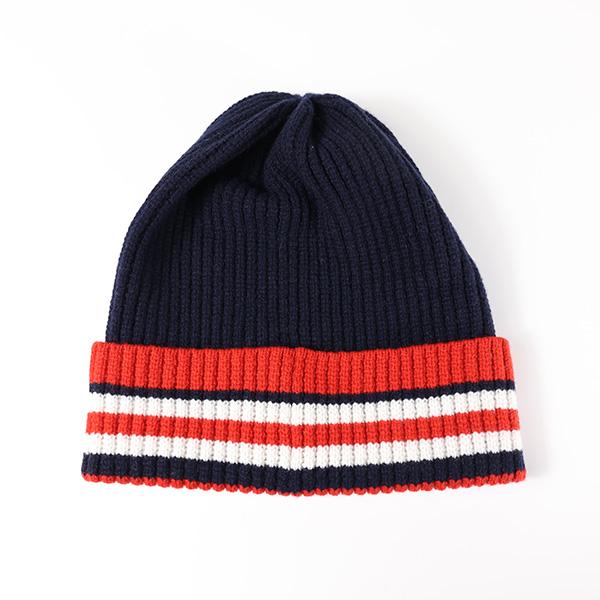【美品】MONCLER モンクレール ニット帽 キャップ ビーニー ラバーパッチ MONCLER（モンクレール） Berreetto Tricot Beanie ニット帽 ニット