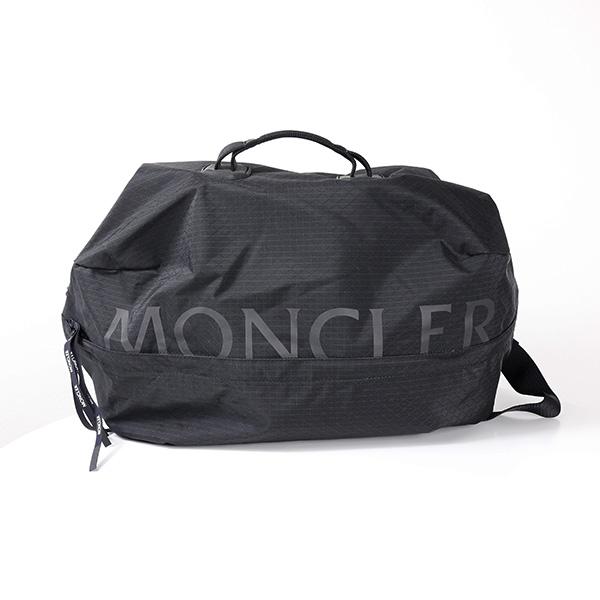 c70【極美品】モンクレール　ナイロン　レザー　ロゴ金具　2way リュック. c70【極美品】モンクレール ナイロン レザー ロゴ金具 2way リュック