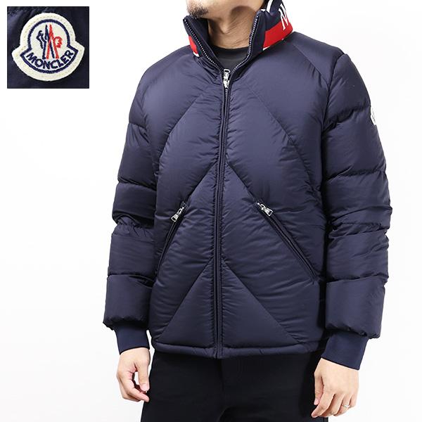 MONCLER モンクレール VICTOR Bomber Jacket ダウンジャケット フード収納 トリコロール ナイロン ダウン ジャケット アウター キッズ メンズ 1A00055 595FDの画像