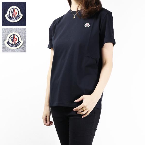MONCLER モンクレール Logo Patch T-Shirts Tシャツ 半袖 ロゴT カットソー クルーネック トップス コットン ロゴ キッズ 大人もOK レディース 8C00018 83907の画像