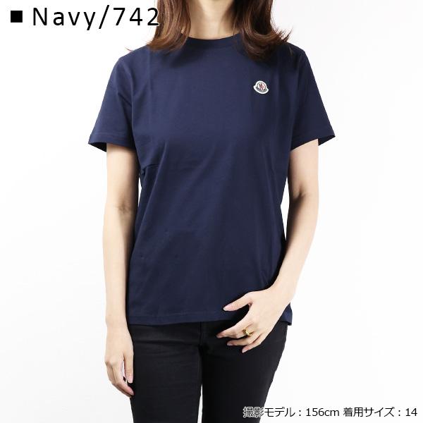 MONCLER モンクレール Logo Patch T-Shirts Tシャツ 半袖 ロゴT カットソー クルーネック トップス コットン ロゴ キッズ 大人もOK レディース 8C00018 83907の画像