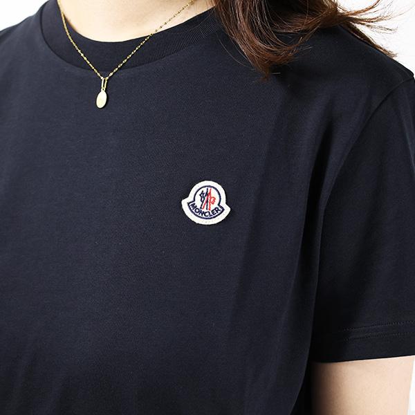 MONCLER モンクレール Logo Patch T-Shirts Tシャツ 半袖 ロゴT カットソー クルーネック トップス コットン ロゴ キッズ 大人もOK レディース 8C00018 83907の画像