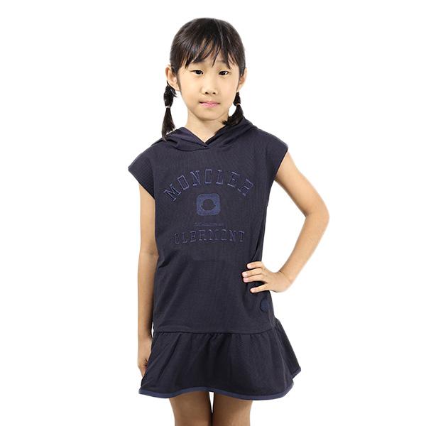 MONCLER モンクレール 12歳 ネイビー 半袖 ワンピース リボン