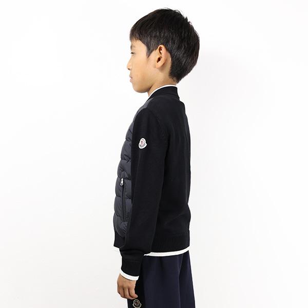 キッズ　MONCLER カーデガン Sサイズ Black Padded Cotton Zip-Up Cardigan - Sweatshirts & Knitwear