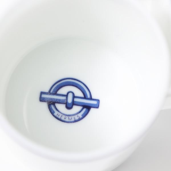 HERMES（エルメス） Chaine D'ancre Blue Flat Cup&Saucer Set