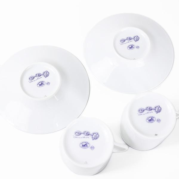 HERMES（エルメス） Chaine D'ancre Blue Flat Cup&Saucer Set
