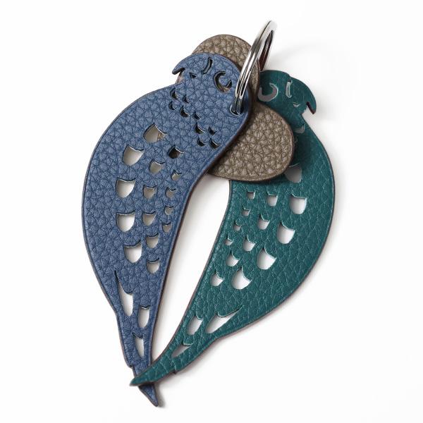 HERMES エルメス Lovebirds Key Ring ラブバード キーホルダー HERMES エルメス Lovebirds Key Ring ラブバード キーホルダー