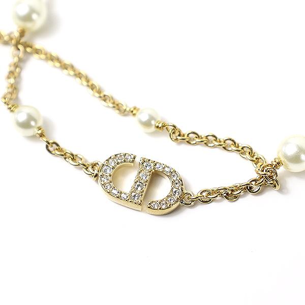 Christian Dior ディオール Petit CD Pearl Bracelet Christian Dior ディオール Petit CD Pearl Bracelet