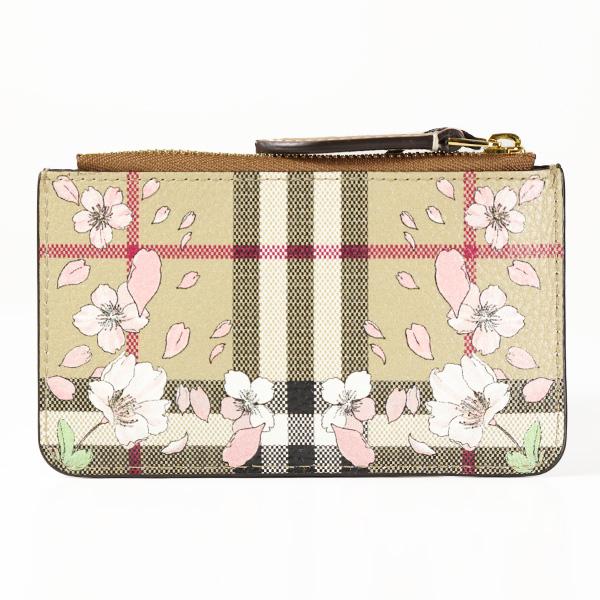 BURBERRY Burberry バーバリー FLORAL CHECK PRINT Coin Case BURBERRY Burberry バーバリー FLORAL CHECK PRINT Coin Case