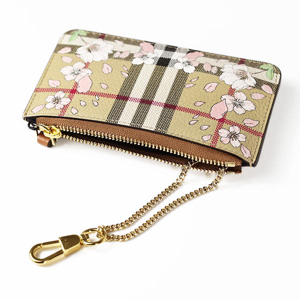 BURBERRY Burberry バーバリー FLORAL CHECK PRINT Coin Case BURBERRY Burberry バーバリー FLORAL CHECK PRINT Coin Case