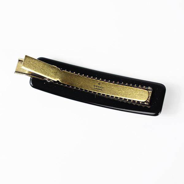 GUCCI（グッチ） Cyrstal GUCCI Hair Clip クリスタル シングル ヘア