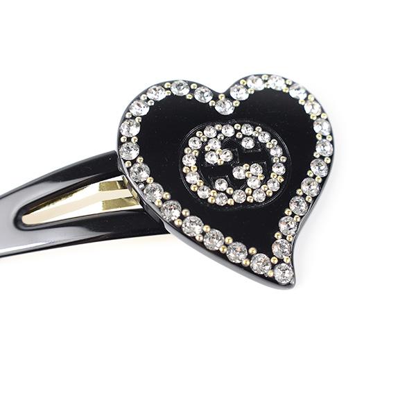 GUCCI（グッチ） Interlocking G Heart Hair Clip インターロッキングG