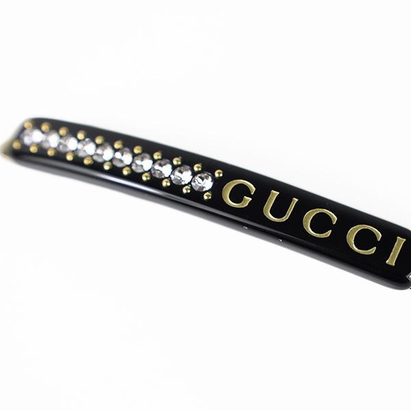 GUCCI（グッチ） Cyrstal GUCCI Hair Clip ヘアクリップ ヘア