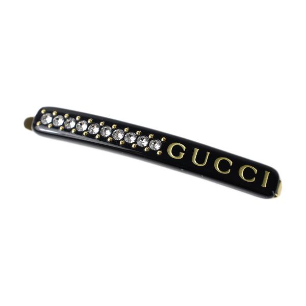 GUCCI（グッチ） Cyrstal GUCCI Hair Clip ヘアクリップ ヘア