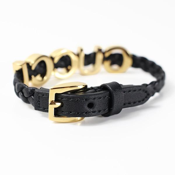 GUCCI（グッチ） Leather GUCCI Bracelet ブレスレット アクセサリー