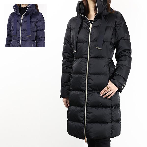 HERNO（ヘルノ） Satin Down Coat ダウンコート サテン Aシェイプ