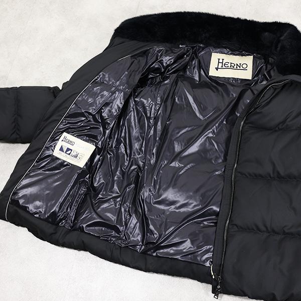 HERNO ヘルノ Fur Down Jacket ダウンジャケット フェイクファー HERNO ヘルノ Fur Down Jacket ダウンジャケット フェイクファー