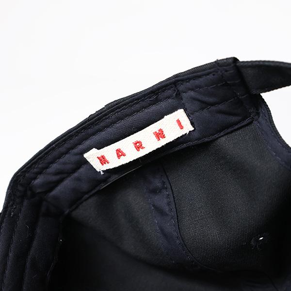 MARNI マルニ Logo Baseball Cap ベースボールキャップ 帽子 キャップ コットン ロゴ刺繍 キッズ 男の子 女の子 大人もOK M01282 M00J2の画像