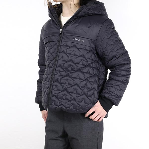 MARNI キルティングフード付きジャケット14Y MARNI（マルニ） Star Quilting Jacket スターキルト ジャケット