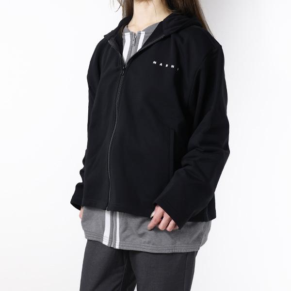 MARNI マルニ Zip Up Hoodie ジップパーカー フーディー レイヤード 