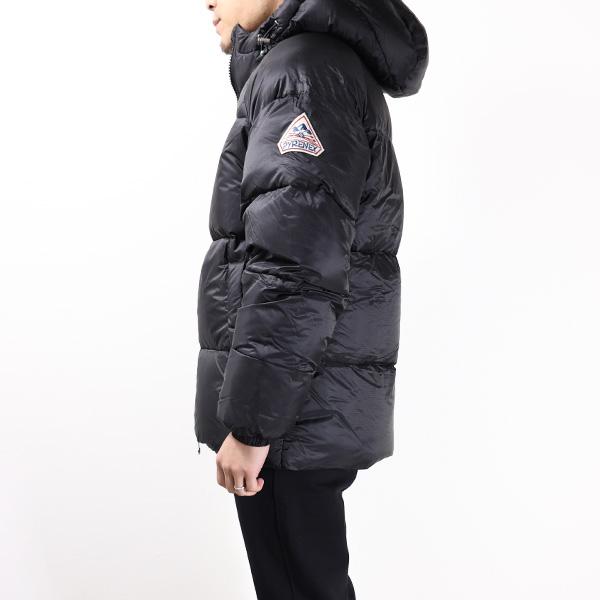 PYRENEX ピレネックス STEN 3 RIPSTOP ステン3 リップストップ ダウンジャケット フード付き ナイロン ショート丈 ジャケット ダウン ユニセックス HUW004Pの画像