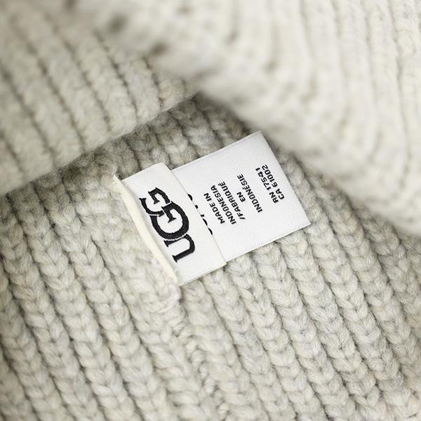 値下げ UGG リブ編みニット 帽子 マフラーセット UGG（アグ） W CHUNKY KNIT SET マフラー ニット帽 2点セット チャン