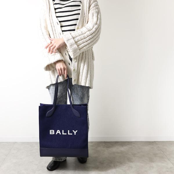 【BALLY】バリー トートバッグ キャンバス YKK A4大きめ 極美品 Bally BALLY バリー BAR KEEP ON NS Tote Bag トートバッグ