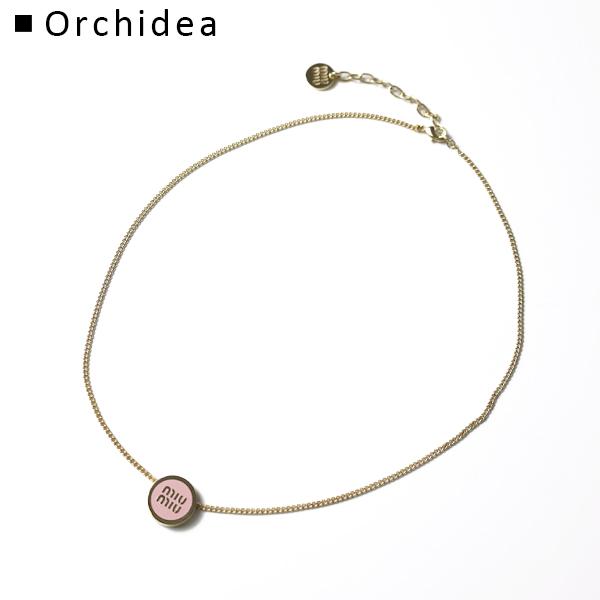 miu miu（ミュウミュウ） Logo Necklace ネックレス レディース ロゴ
