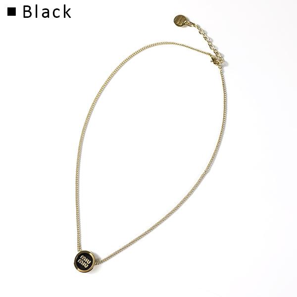 miu miu（ミュウミュウ） Logo Necklace ネックレス レディース ロゴ