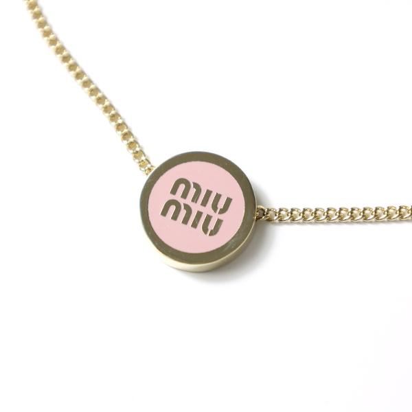 miu miu（ミュウミュウ） Logo Necklace ネックレス レディース ロゴ