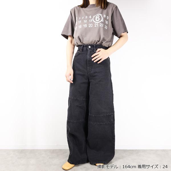 MM6 エムエムシックス Patchwork Wide Flare Jeans ジーンズ