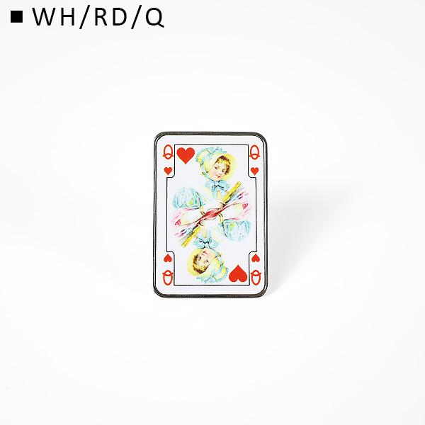 MM6 エムエムシックス Playing Cards Motif Ring リング レディース 指輪 トランプ ブラス アクセサリー ...