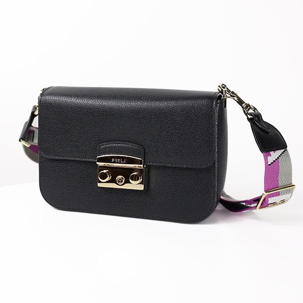 【極美品】フルラ メトロポリス 2way ショルダーバッグ レザー バイカラー FURLA（フルラ） METROPOLIS S CROSSBODY BAG ショルダーバッグ メトロ