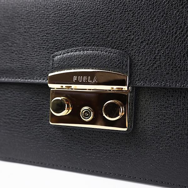 【極美品】フルラ メトロポリス 2way ショルダーバッグ レザー バイカラー FURLA（フルラ） METROPOLIS S CROSSBODY BAG ショルダーバッグ メトロ