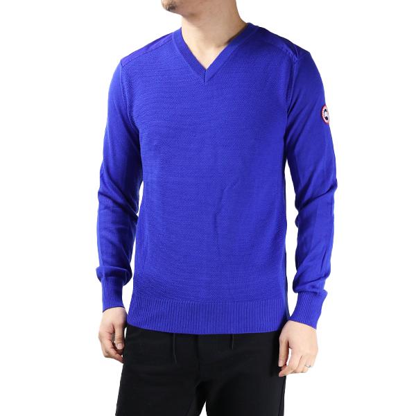 〈専用　新品タグ付き〉ウール混ロゴセーター　サイズ① CANADA GOOSE（カナダグース） セーター MCLEOD V NECK SWEATER