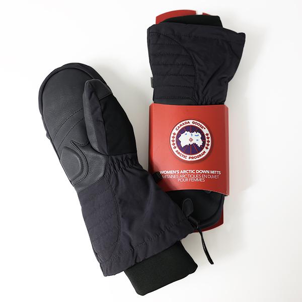 カナダグース ブラック　ダウン　手袋 キルティング CANADA GOOSE（カナダグース） 手袋 DOWN MITTS アークティック ミット