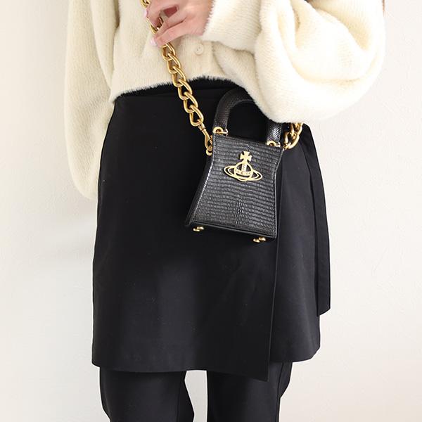 Vivienne Westwood ヴィヴィアンウエストウッド ハンドバッグ KELLY SMALL HANDBAG ケリー 4201008FU L004F LA ショルダーバッグ チェーン LaG Onlinestore
