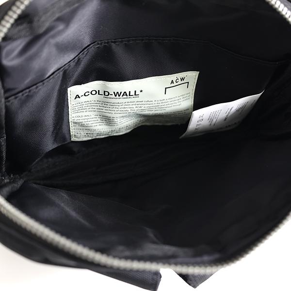 【未使用】A-COLD-WALL* ボディバッグ ブラック A-COLD-WALL* - 【20AW】レザー ジップボディーバッグ / Leather Body