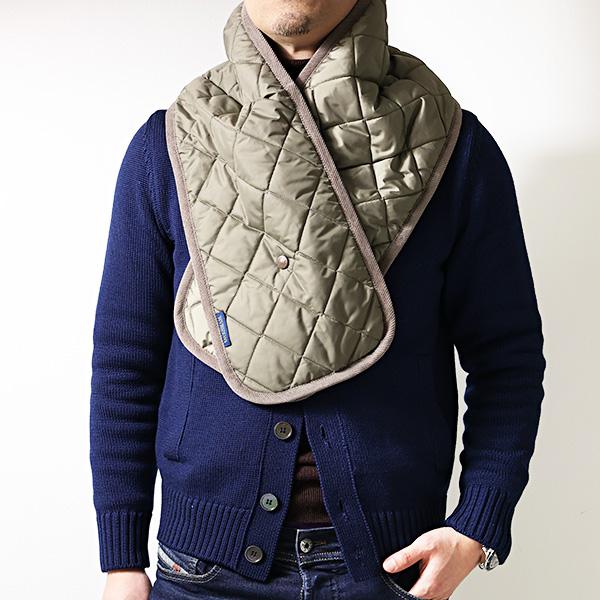 LAVENHAM（ラベンハム） マフラー Snap Button Quilt Scarf スナップ
