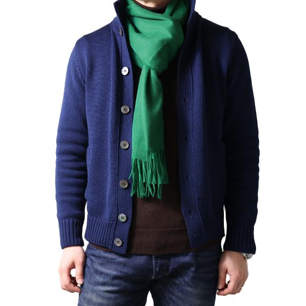 Begg&Co / ベグアンドコー カシミアストール グリーンドット タグ無し Begg & Co（ベグアンドコー） BEGG & CO マフラー ARRAN Plain