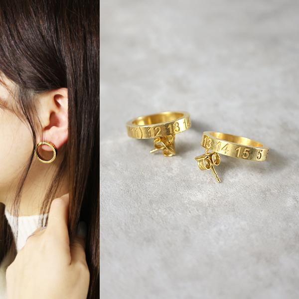 Maison Margiela メゾンマルジェラ ナンバリングピアス(両耳用) Maison Margiela（メゾンマルジェラ） メゾン マルジェラ ピアス