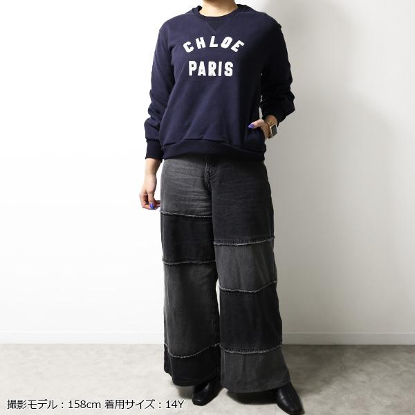 Chloe クロエ キッズ スウェットシャツ LOGO SWEATSHIRT C20481 Chloe クロエ キッズ スウェットシャツ LOGO SWEATSHIRT C20481