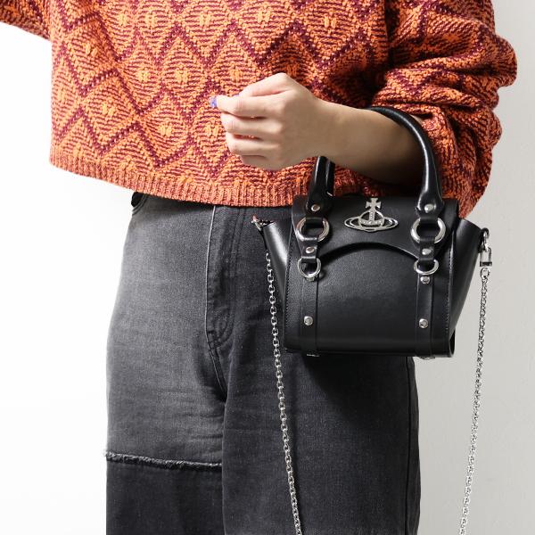 Vivienne Westwood Betty ショルダーバッグ ブラック Vivienne Westwood（ヴィヴィアンウエストウッド） ハンドバッグ BETTY