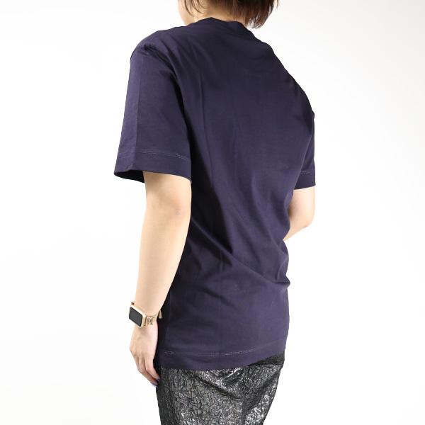 MARNI 2025 ネイビー ロゴ Tシャツ 14Y レディースM MARNI マルニ クルーネックTシャツ KIDS キッズ レディース