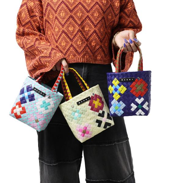 MARNI（マルニ） キッズ バスケットバッグ BLOSSOM MICRO BUSKET BAG