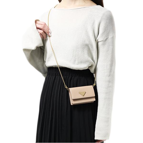 PRADA プラダ カードケース SAFFIANO TRIANG Card Case