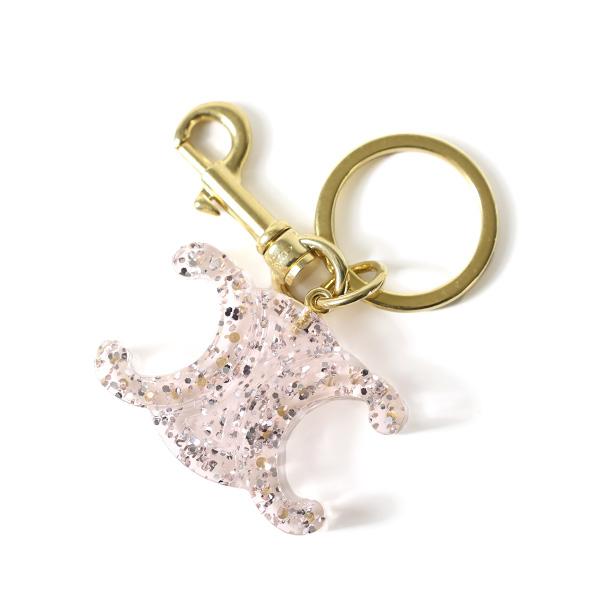 CELINE セリーヌ キーリング Triomphe Key Ring Charm 49J327FWL