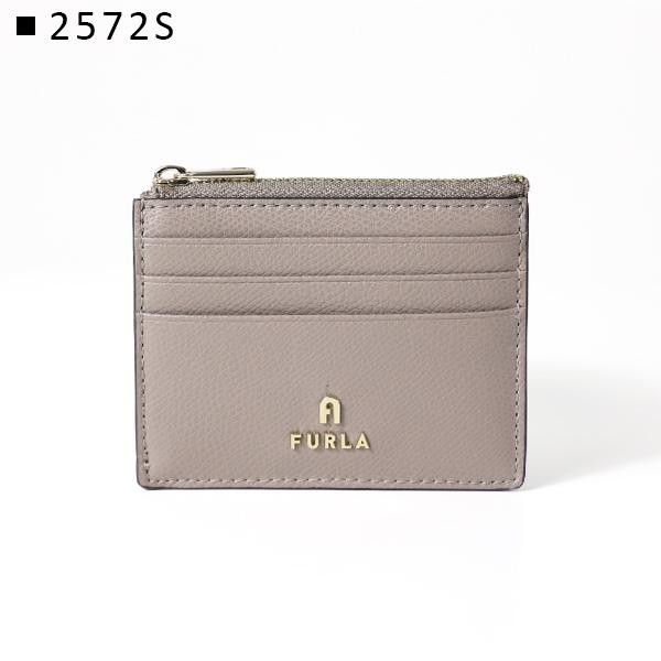 【極美品】FURLA カード・ケース カメリア ミニ財布 FURLA（フルラ） カードケース CAMELIA S ZIPPED CARD CASE カメリア