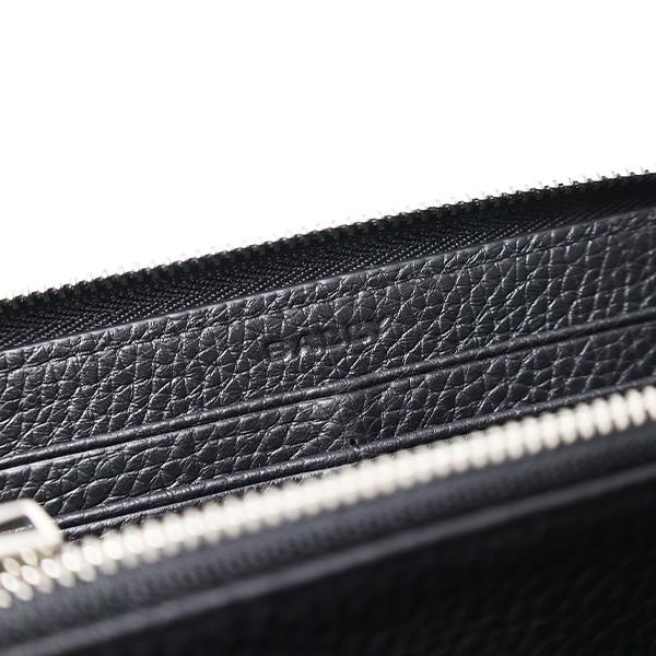 ひらり　✨️ BALLY バリー レザー ラウンドジップ 長財布 グレー Bally（バリー） 財布 長財布 リボン ラウンドファスナー 小銭入れあり